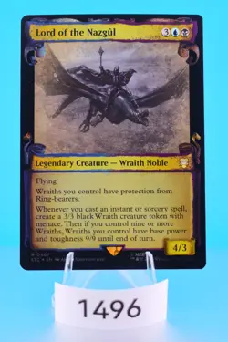 MTG Lord of the Nazgul (Showcase Scrolls) Commander: the Lord of the Rings Foil - Image 1