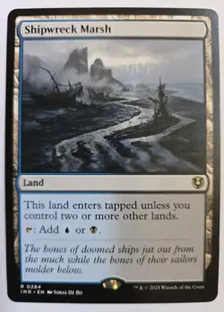 SHIPWRECK MARSH #0284 Innistrad Remastered INR Rare NM MTG 2025 - Image 1