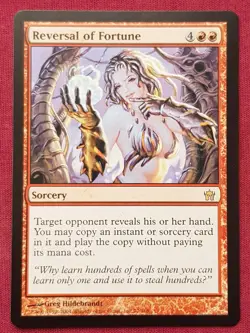 Magic The Gathering FIFTH DAWN REVERSAL OF FORTUNE red card MTG - Image 1