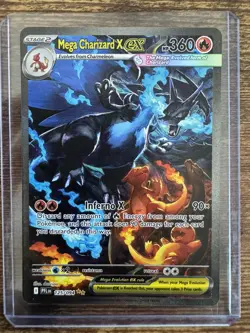 Pokemon TCG Mega Charizard X EX 125/094 Phantasm Flames SIR NM PSA 10 CONTENDER - Image 1