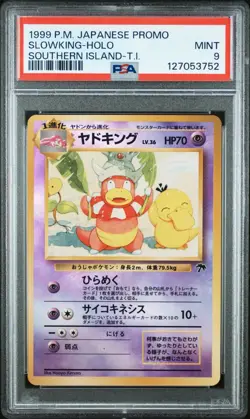 Pokemon 1999 Japanese Southern Islands Promo PSA MINT 9 Slowking Reverse Holo SP - Image 1
