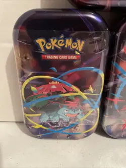 Full Art Set of 5 100% Factory Sealed Mega Evolutions Mini Tins Pokemon TCG - Image 4