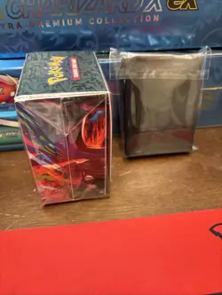 Pokemon Mega Charizard x EX UltraPremium Collection Deck Box and Sleeves Sealed - Image 2