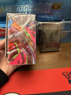 Pokemon Mega Charizard x EX UltraPremium Collection Deck Box and Sleeves Sealed - Image 4