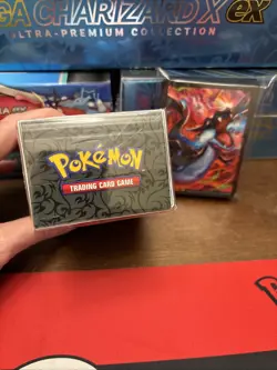 Pokemon Mega Charizard x EX UltraPremium Collection Deck Box and Sleeves Sealed - Image 5