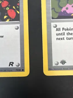 Vintage Pokemon 1st Edition lot Goop gas attack and Sleep! WotC team rocket - Image 5