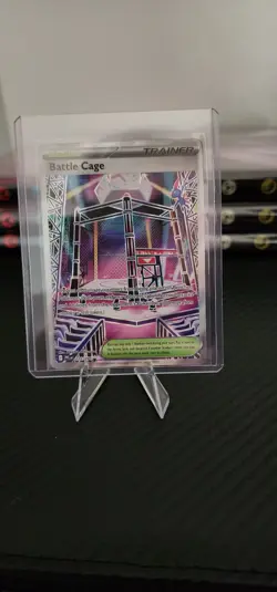 Battle Cage - 116/094 Phantasmal Flames PFL Mega Evolution - Pokemon Pack Fresh - Image 1