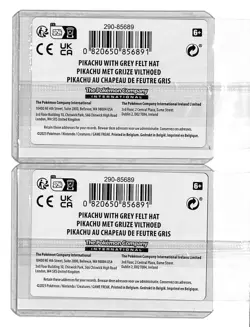 (2) Lot 2023 Pokemon X Van Gogh Pikachu With Grey Felt Hat Black Star Promo #085 - Image 2