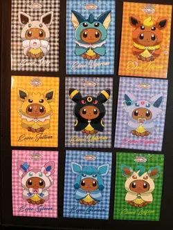 Pokemon Let's Go Eevee Database Peru Poncho Heart Holo Eeveelutions US Seller - Image 1