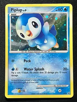 Piplup DP03 Diamond & Pearl Promo Rare Holo LP 2007 Pokemon TCG - Image 1