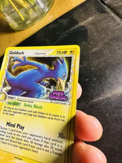 Pokemon Card - Golduck Holon Phantoms 43/110 Reverse Holo Stamped NM-LP - Image 5
