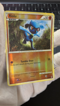 Pokemon Riolu 50/95 Call of Legends Reverse Holo Near Mint - Image 2