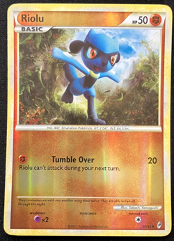 Pokemon Riolu 50/95 Call of Legends Reverse Holo Near Mint - Image 4