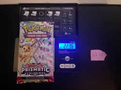 GOD PACKU 22.36g VERY HEAVY Prismatic Evolutions Pokemon Sealed Booster Pack New - Image 1