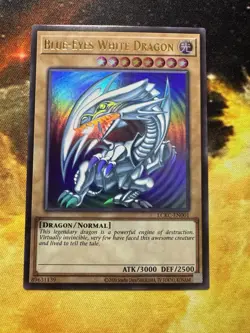 Blue-Eyes White Dragon (Version 1) LCKC-EN001 Legendary Unlimited Edition Mint! - Image 2
