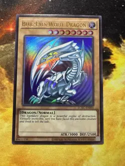 Blue-Eyes White Dragon (Version 1) LCKC-EN001 Legendary Unlimited Edition Mint! - Image 3
