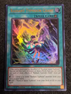 Yugioh Radiant Typhoon Chant DOOD-EN061 Ultra Rare 1st Edition NM - Image 1