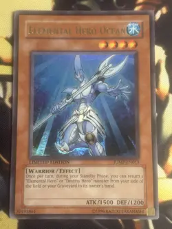 Yugioh: Elemental Hero Ocean - JUMP-EN013 - Ultra Rare - Limited Edition - MP - Image 1