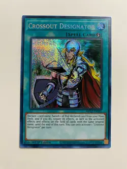 Cross out Designator MP22-EN265 NM Secret Rare YUGIOH! - Image 1
