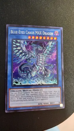 Yugioh Blue-Eyes Chaos MAX Dragon ES01-AE018 Secret Rare NM - Image 1