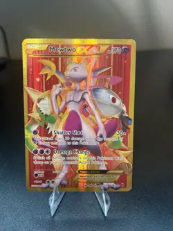 Pokemon Mewtwo EX 164/162 Breakthrough Secret Rare Card LP/MP Condition - Image 1