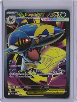 Mega Sharpedo EX 113/094 Full Art NM Phantasmal Flames Pokemon Trading Card - Image 1