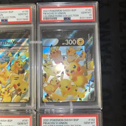 Pikachu V-union Card Lot psa 10 - Image 3