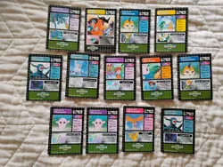 Vintage 1999 Digimon Card Numbered Lot Of 13 Including 2 Holographics - Image 2