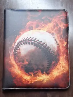 50 pocket Baseball Trading Card Binder, 9 double-sided for a total of 900 cards - Image 1