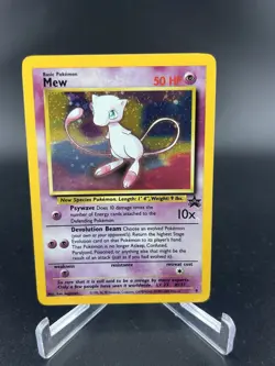 Mew Holographic Black Star Promo #9 Pokemon Card - Image 1