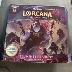 Disney Lorcana Trading Card Game: Illumineer's Quest - Deep Trouble Box Sealed - Image 1