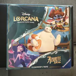 Disney's Lorcana Azurite Sea Illumineers Trove Box Set New Sealed Disney Cards - Image 1