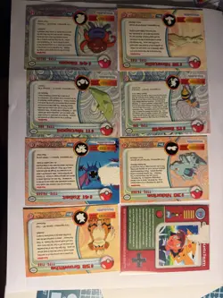 Pokemon 8 Card Lot- 1999 Topps Incl. Ash Ketchum Foil. 20% Market Price DMG. - Image 2