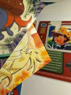 Pokemon 8 Card Lot- 1999 Topps Incl. Ash Ketchum Foil. 20% Market Price DMG. - Image 3