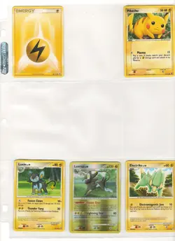 LOT OF VINTAGE POKEMON CARDS KEPT IN SLEEVES W/ SOME SHINY - Image 1