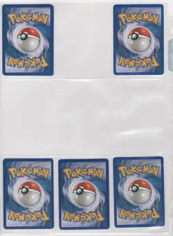LOT OF VINTAGE POKEMON CARDS KEPT IN SLEEVES W/ SOME SHINY - Image 2