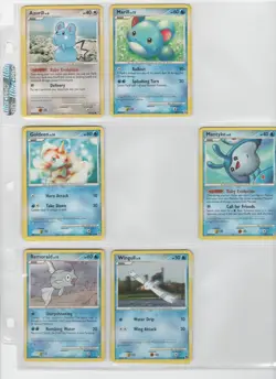 LOT OF VINTAGE POKEMON CARDS KEPT IN SLEEVES (SOME DUPLICATES) W/ A 1ST EDITION - Image 1