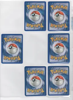 LOT OF VINTAGE POKEMON CARDS KEPT IN SLEEVES (SOME DUPLICATES) W/ A 1ST EDITION - Image 2