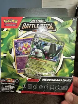 Pokemon Deluxe Battle Deck Meowscarada EX 60 Card Deck (New & Sealed) - Image 1