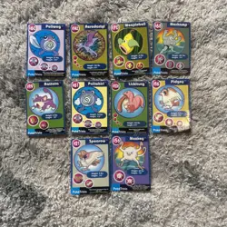 Pokemon Burger King PokeTrivia Cards Lot of 10 Vintage WP - Image 1