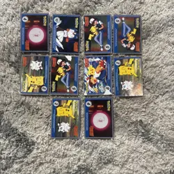 Pokemon Burger King PokeTrivia Cards Lot of 10 Vintage WP - Image 2