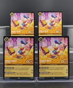 Disney Lorcana Donald Duck - Coin Collector 37/204 Reign of Jafar SRare 4 Cards - Image 1