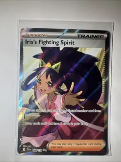 Pokemon TCG Iris's Fighting Spirit Journey Together Full Art Card 180/159 - Image 1