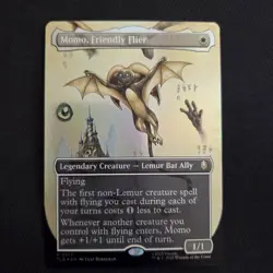 Momo, Friendly Flier (Borderless) MTG: Avatar NM/M Prerelease Sealed Magic Foil - Image 1