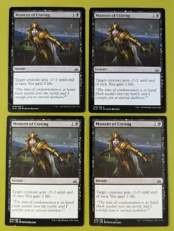 Moment of Craving x4 Rivals of Ixalan 4x Playset Magic the Gathering MTG - Image 1