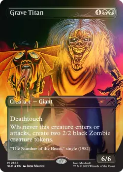 Magic The Gathering Secret Lair x Iron Maiden: Album Art Rainbow Foil Edition - Image 3