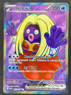 Pokemon Jynx ex Full Art 191/165 MEW Scarlet & Violet 151 LP - Image 1