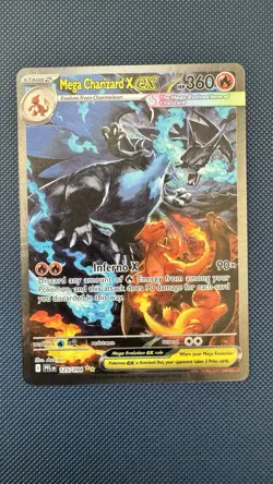 Mega Charizard X EX SIR 125/094 (English) Phantasmal Flames Pokemon TCG - Image 1