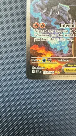 Mega Charizard X EX SIR 125/094 (English) Phantasmal Flames Pokemon TCG - Image 4