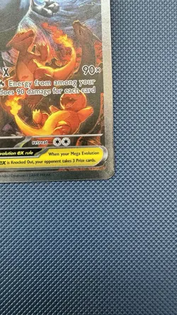 Mega Charizard X EX SIR 125/094 (English) Phantasmal Flames Pokemon TCG - Image 5